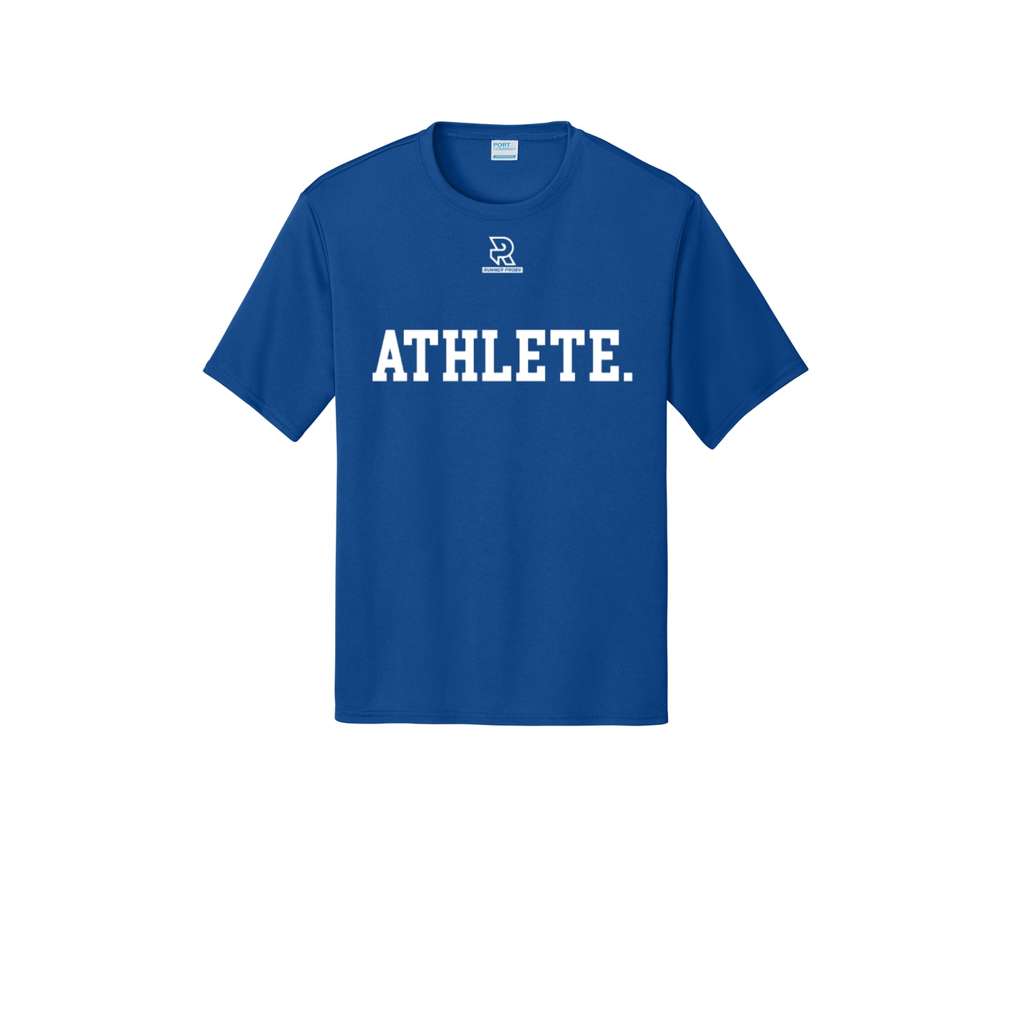 ATHLETE (White) - Short Sleeve Performance Tee
