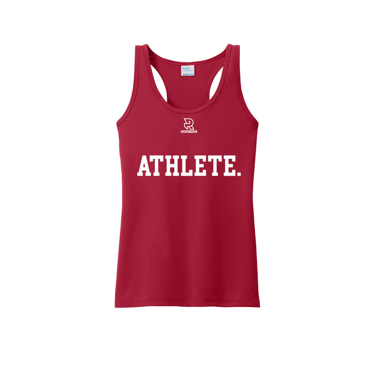 ATHLETE (White) - Womens Performance Tank