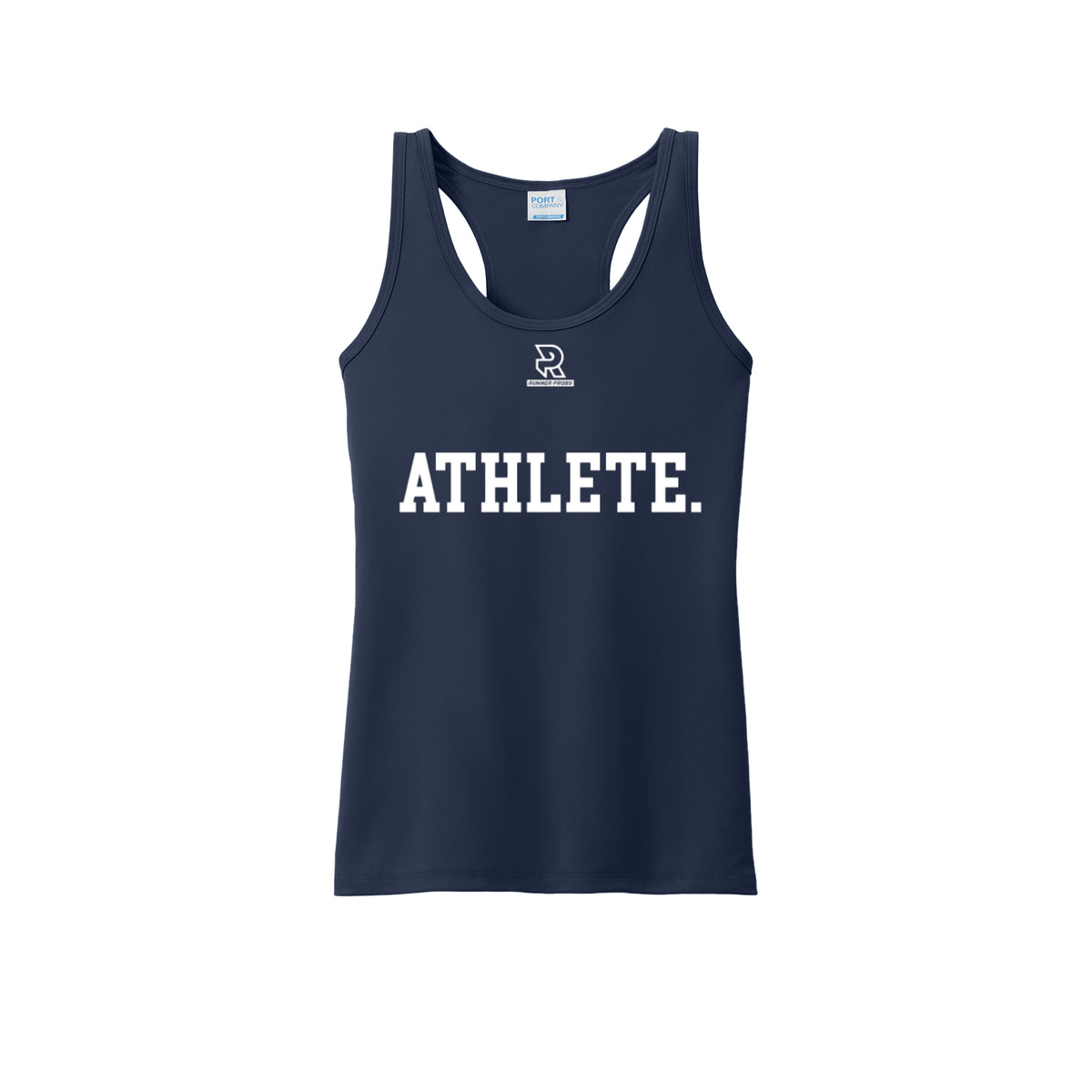ATHLETE (White) - Womens Performance Tank