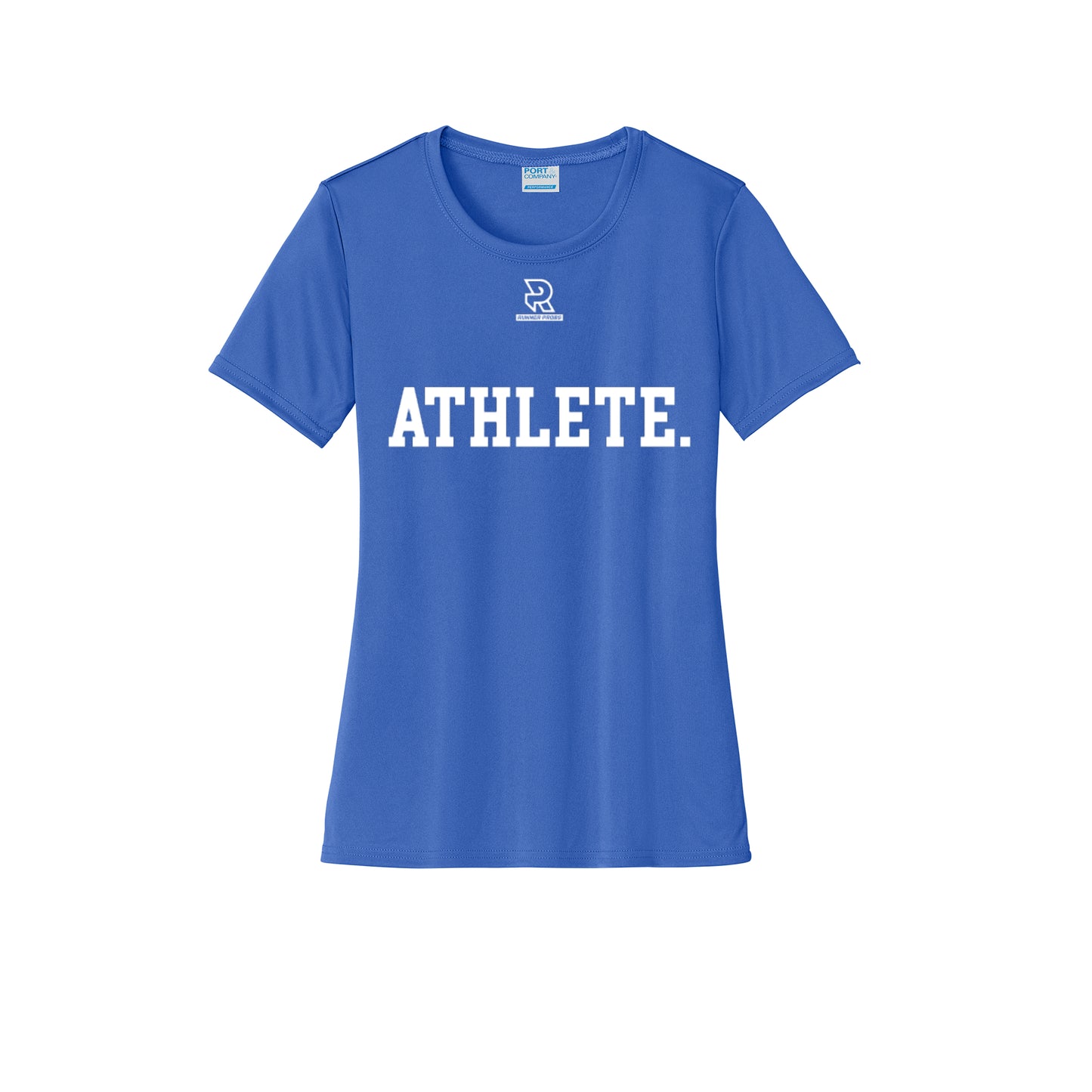 ATHLETE (Black) - Womens Short Sleeve Performance Tee