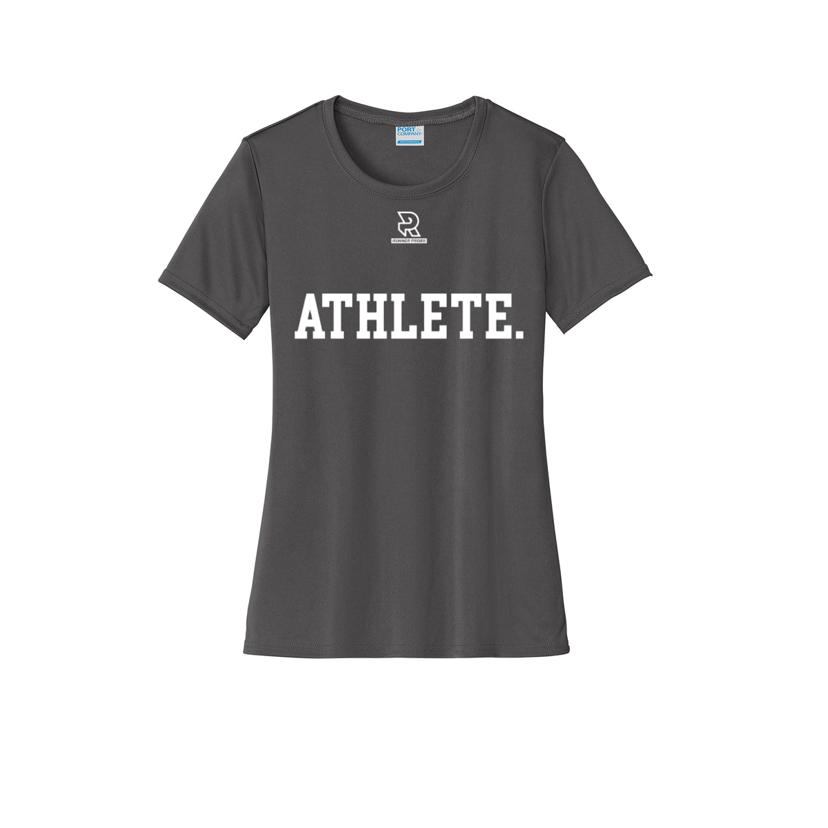 ATHLETE (Black) - Womens Short Sleeve Performance Tee