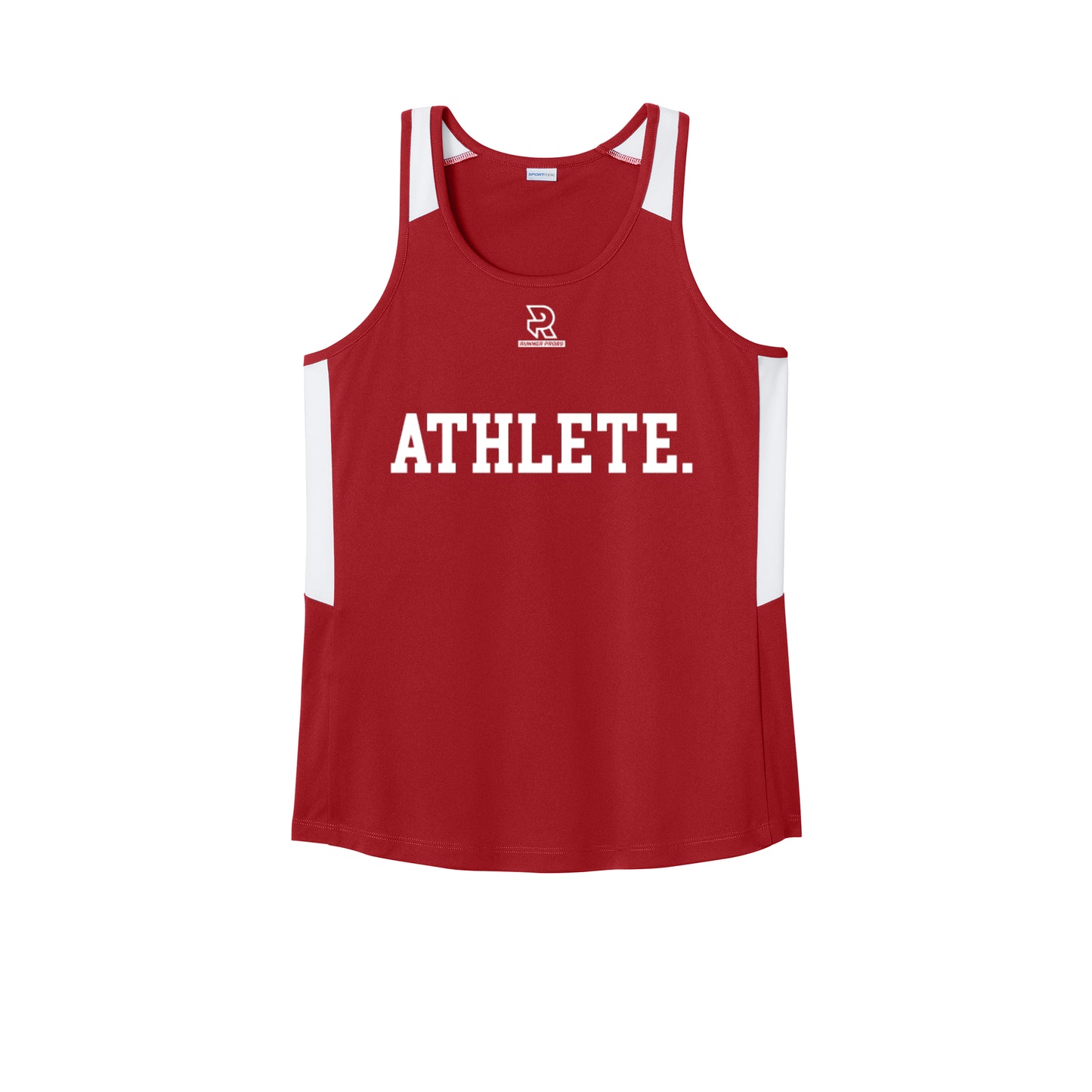 ATHLETE (White) - Womens Club Track Tank