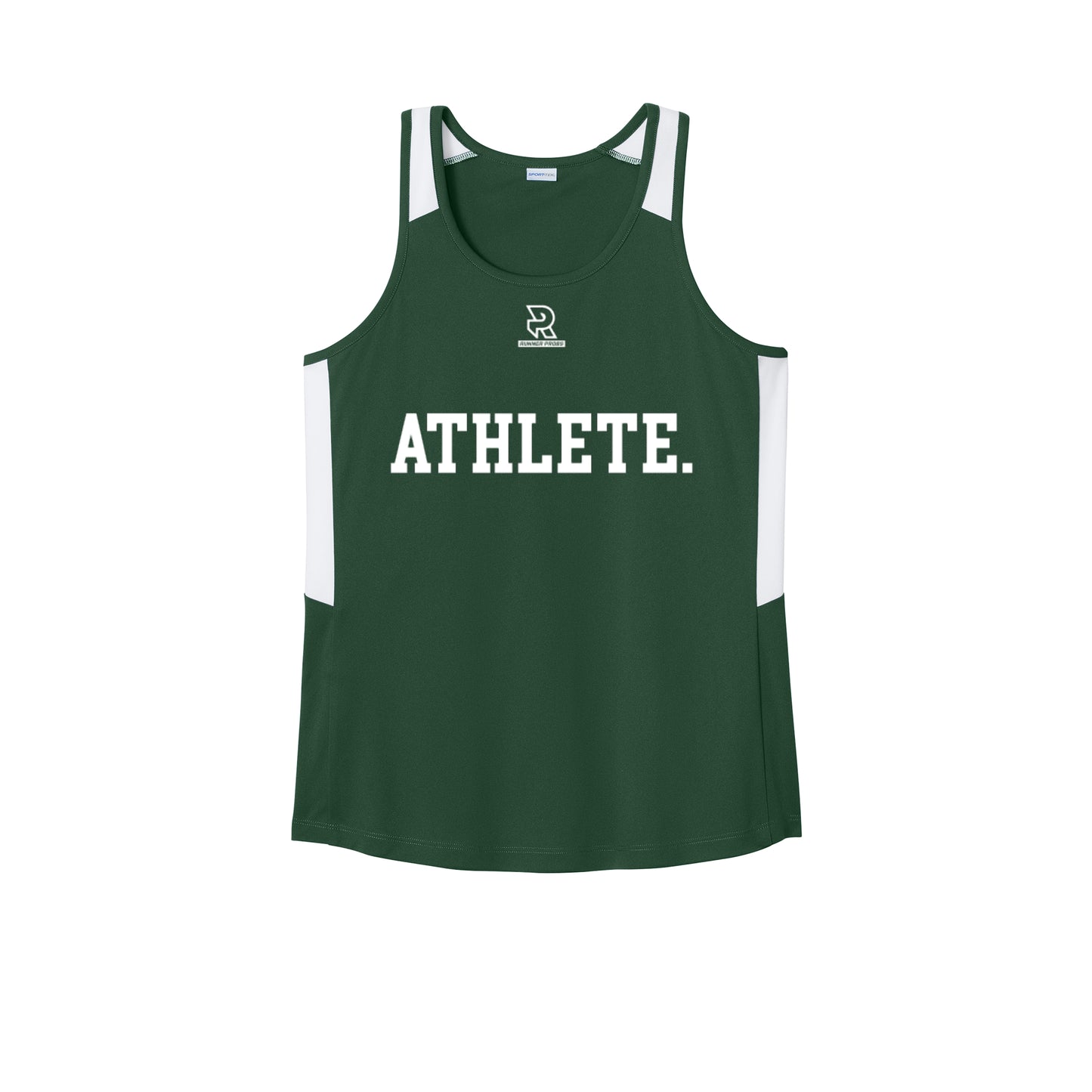 ATHLETE (White) - Womens Club Track Tank