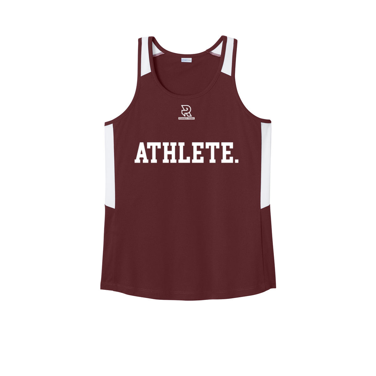 ATHLETE (White) - Womens Club Track Tank