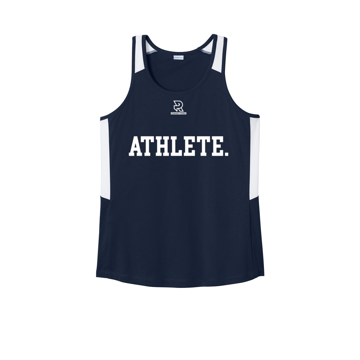 ATHLETE (White) - Womens Club Track Tank