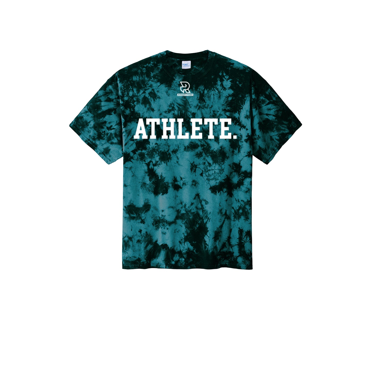 ATHLETE (White) - Short Sleeve Tie Dye Cotton Tee
