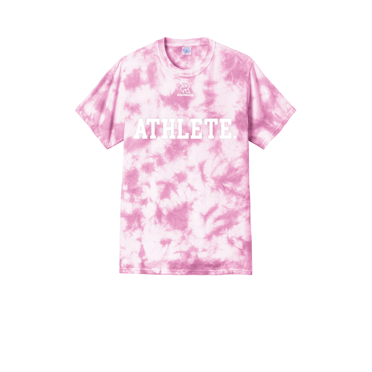 ATHLETE (White) - Short Sleeve Tie Dye Cotton Tee