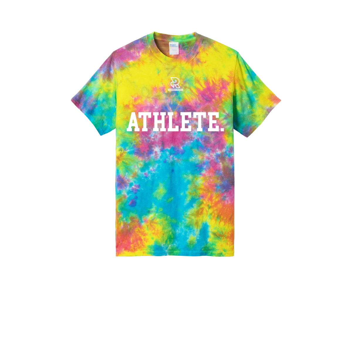 ATHLETE (White) - Short Sleeve Tie Dye Cotton Tee