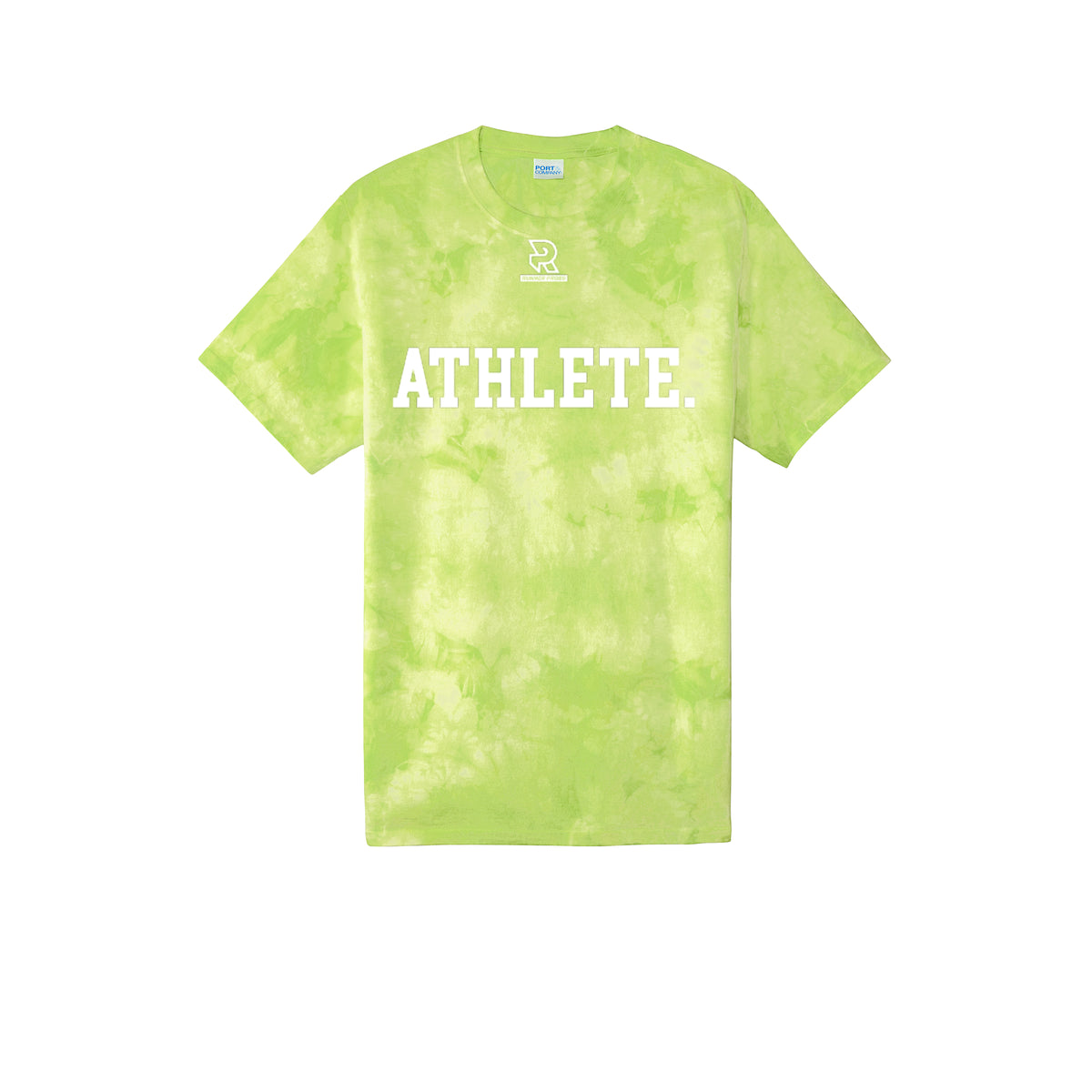 ATHLETE (White) - Short Sleeve Tie Dye Cotton Tee