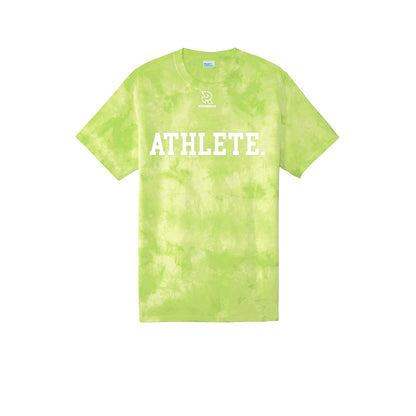 ATHLETE (White) - Short Sleeve Tie Dye Cotton Tee
