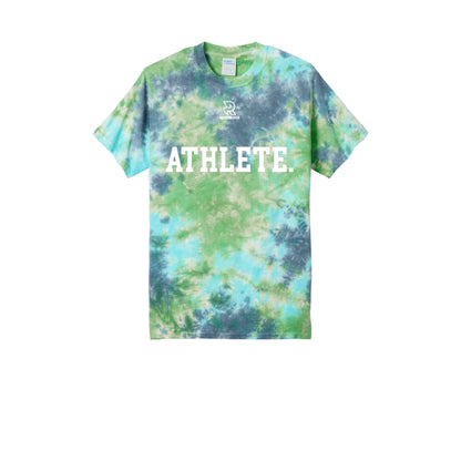 ATHLETE (White) - Short Sleeve Tie Dye Cotton Tee