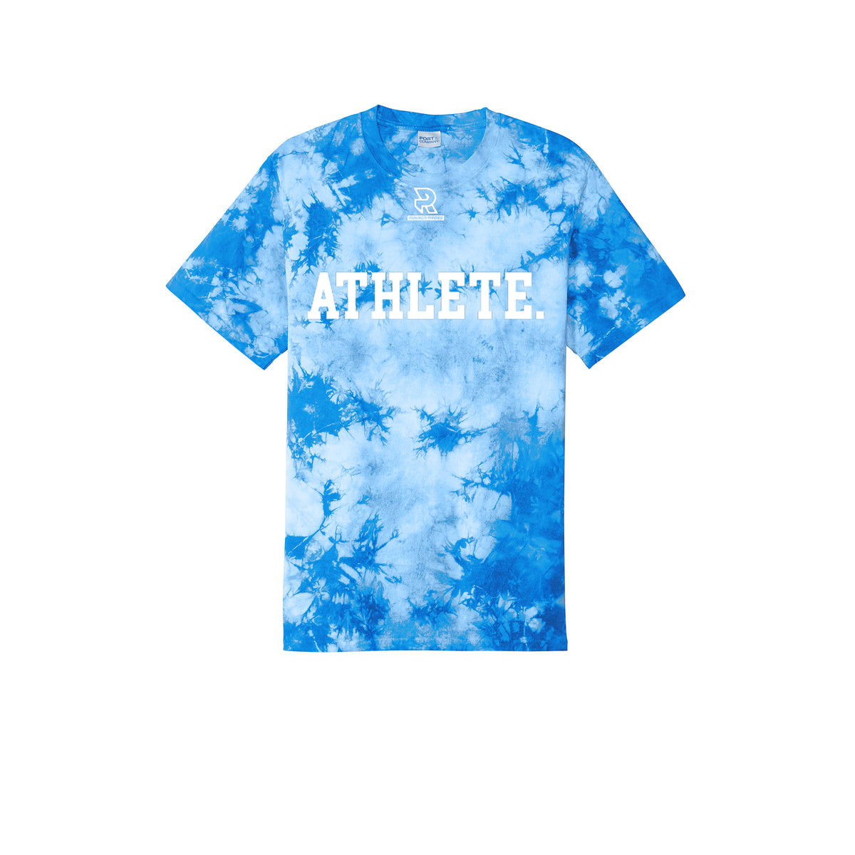 ATHLETE (White) - Short Sleeve Tie Dye Cotton Tee