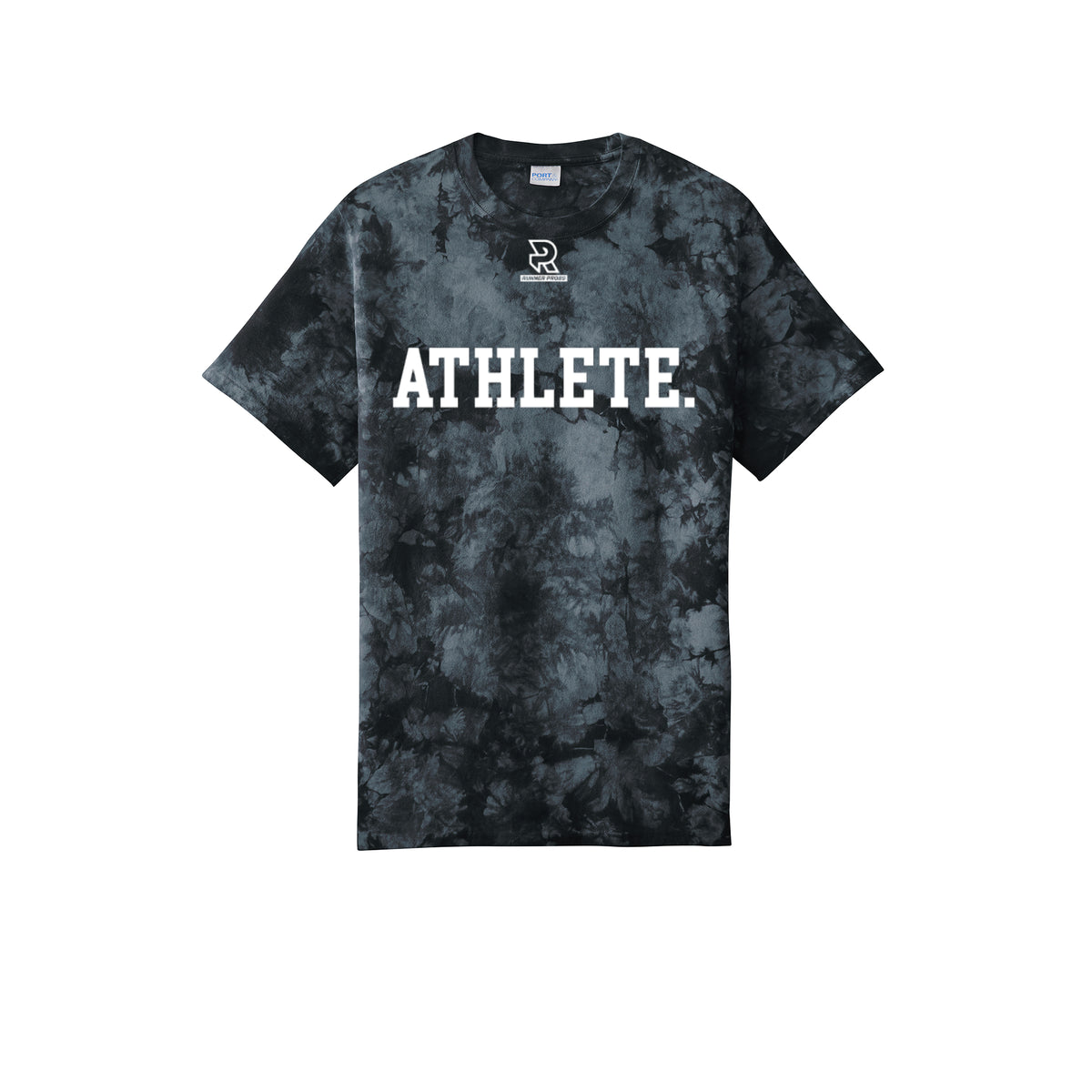 ATHLETE (White) - Short Sleeve Tie Dye Cotton Tee