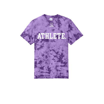 ATHLETE (White) - Short Sleeve Tie Dye Cotton Tee