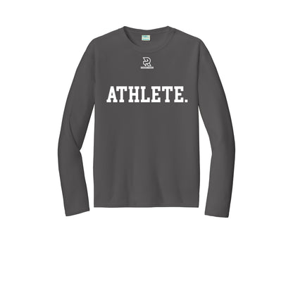 ATHLETE (White) - Long Sleeve Performance Tee