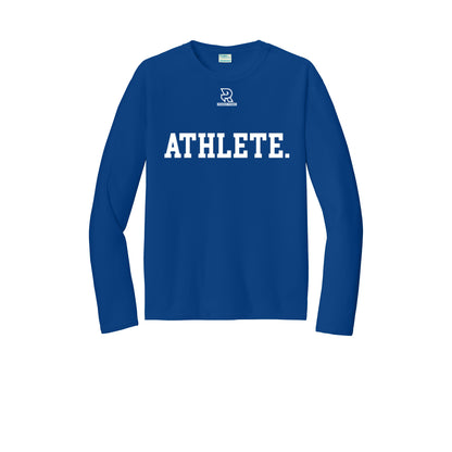 ATHLETE (White) - Long Sleeve Performance Tee