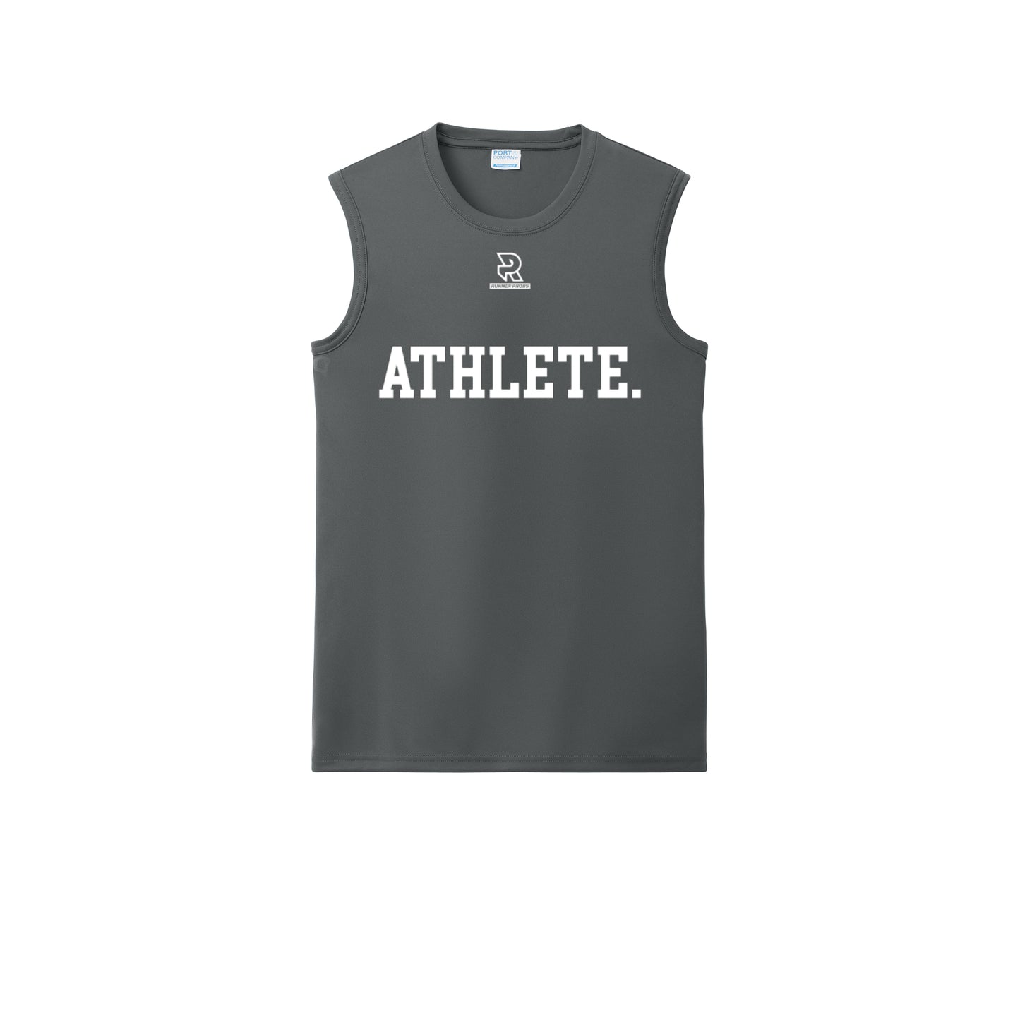 ATHLETE (Black) - Sleeveless Performance Tee