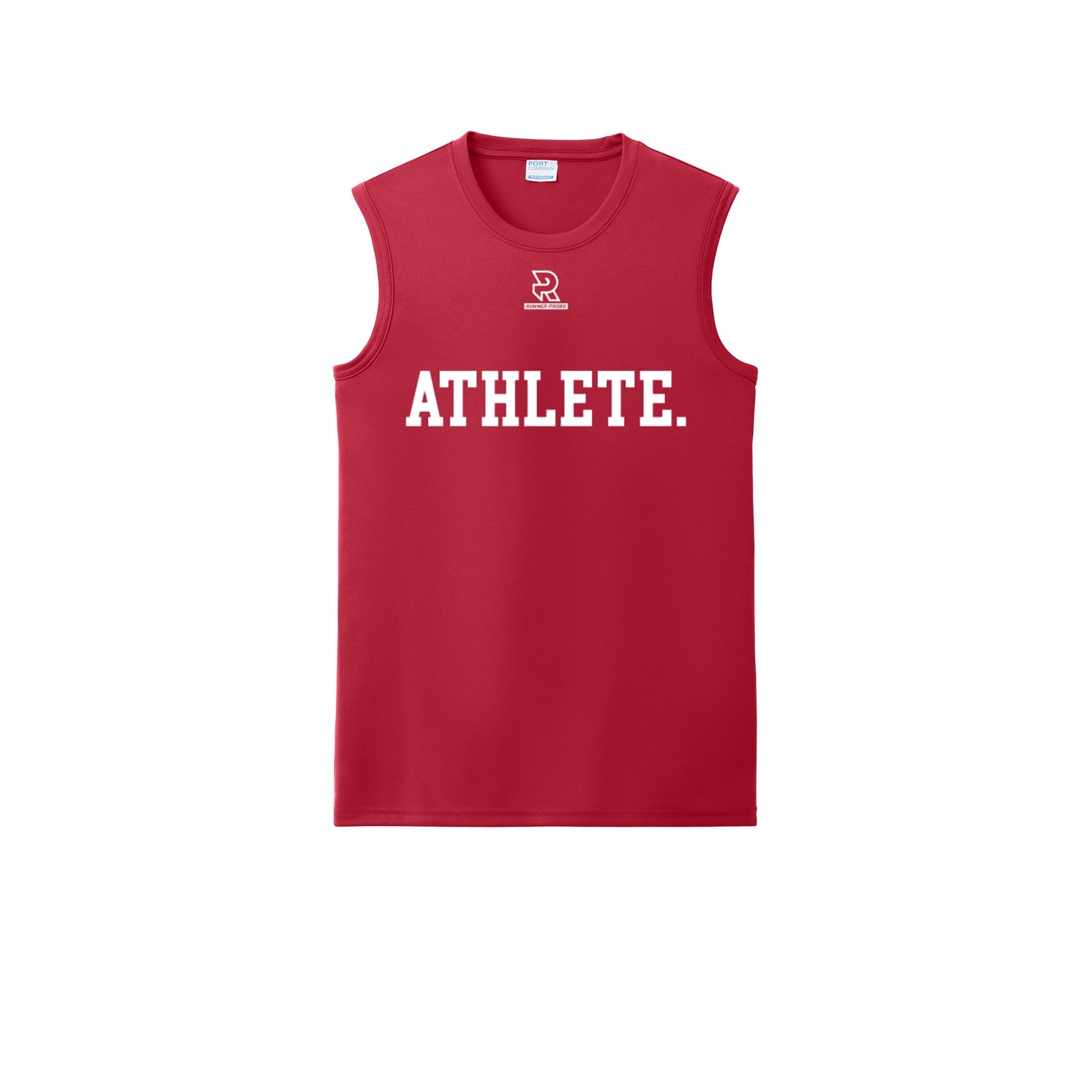 ATHLETE (Black) - Sleeveless Performance Tee