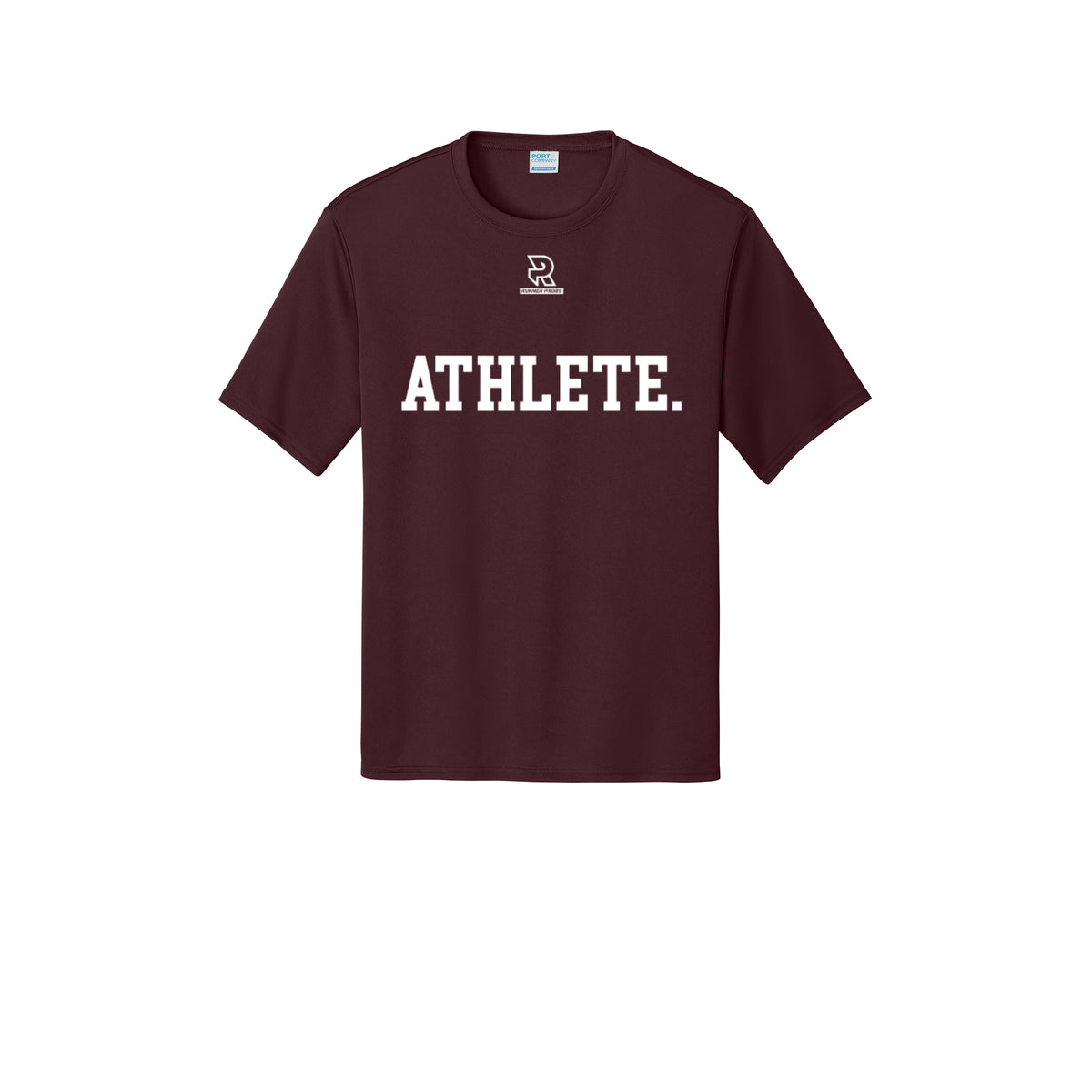 ATHLETE (White) - Short Sleeve Performance Tee