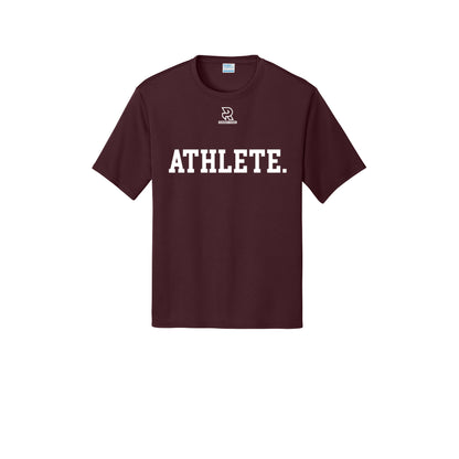 ATHLETE (White) - Short Sleeve Performance Tee