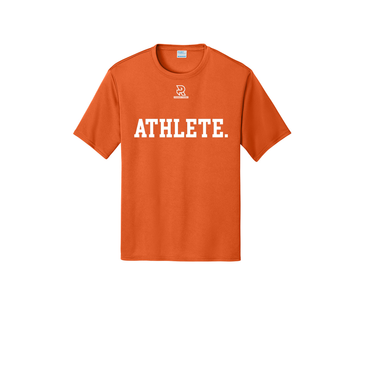 ATHLETE (White) - Short Sleeve Performance Tee