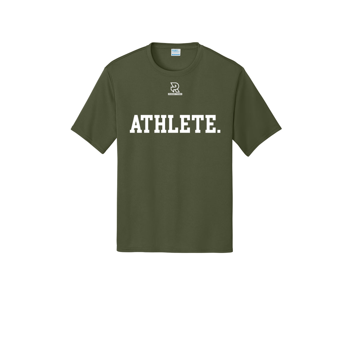 ATHLETE (White) - Short Sleeve Performance Tee