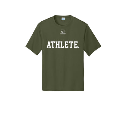 ATHLETE (White) - Short Sleeve Performance Tee
