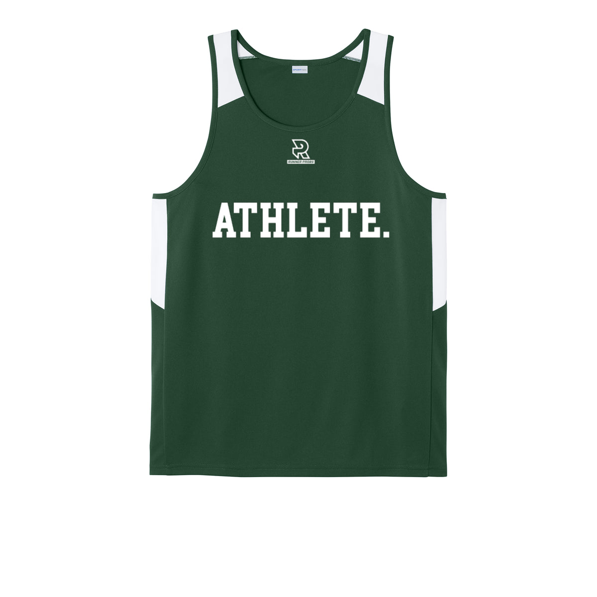 ATHLETE (White) - Mens Club Track Tank