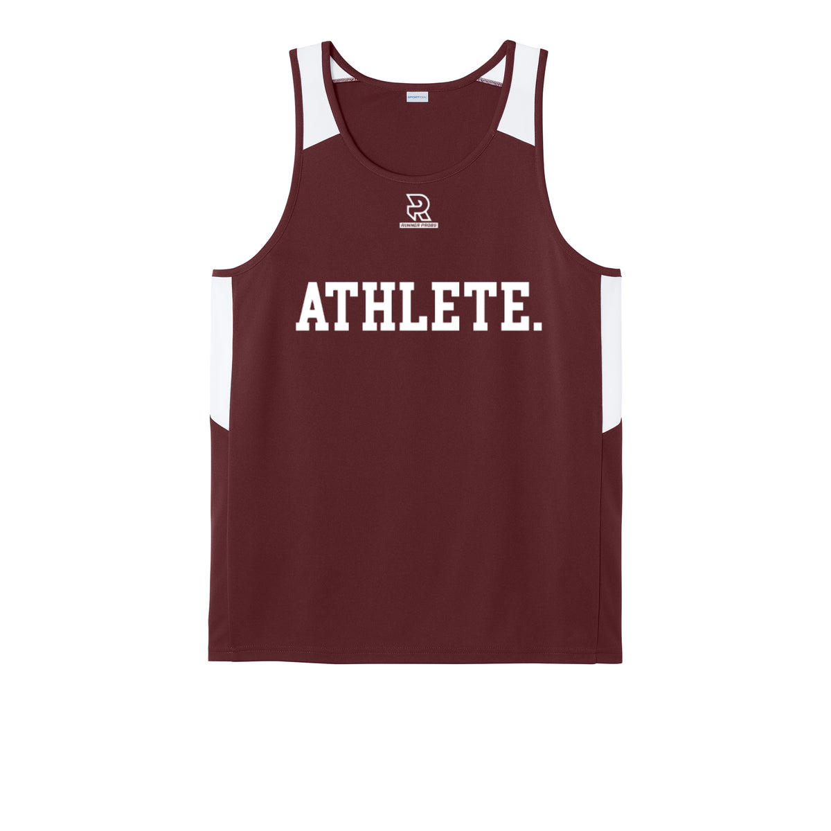 ATHLETE (White) - Mens Club Track Tank