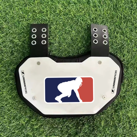 Lineman Probs Football Back Plate
