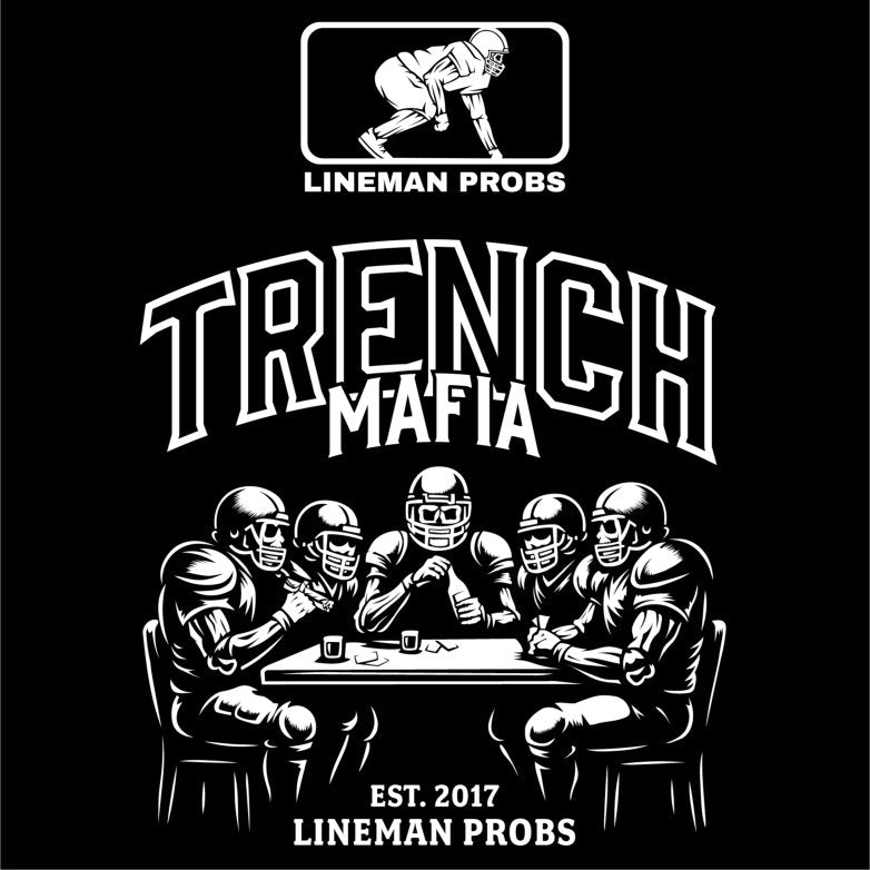 BIG BONED - TRENCH MAFIA (White) - T-Shirt