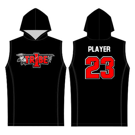 TRIBE Sleeveless Hooded Compression Top
