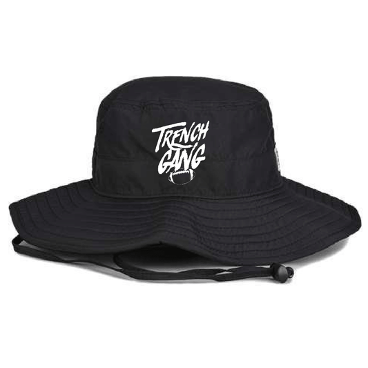 TRENCH GANG (White) - Bucket Hat