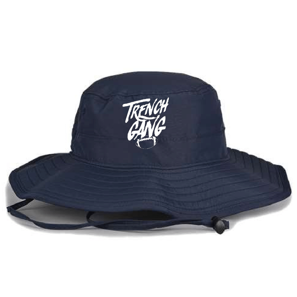 TRENCH GANG (White) - Bucket Hat