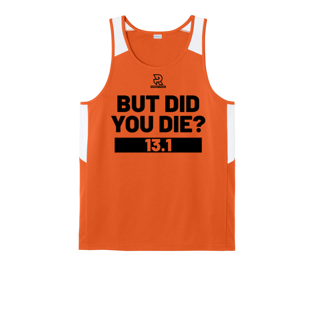 BUT DID YOU DIE? 13.1 (Black) - Mens Club Track Tank