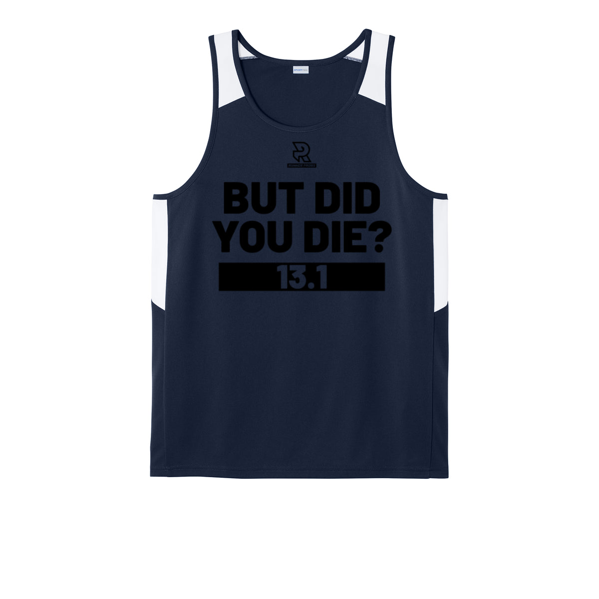 BUT DID YOU DIE? 13.1 (Black) - Mens Club Track Tank