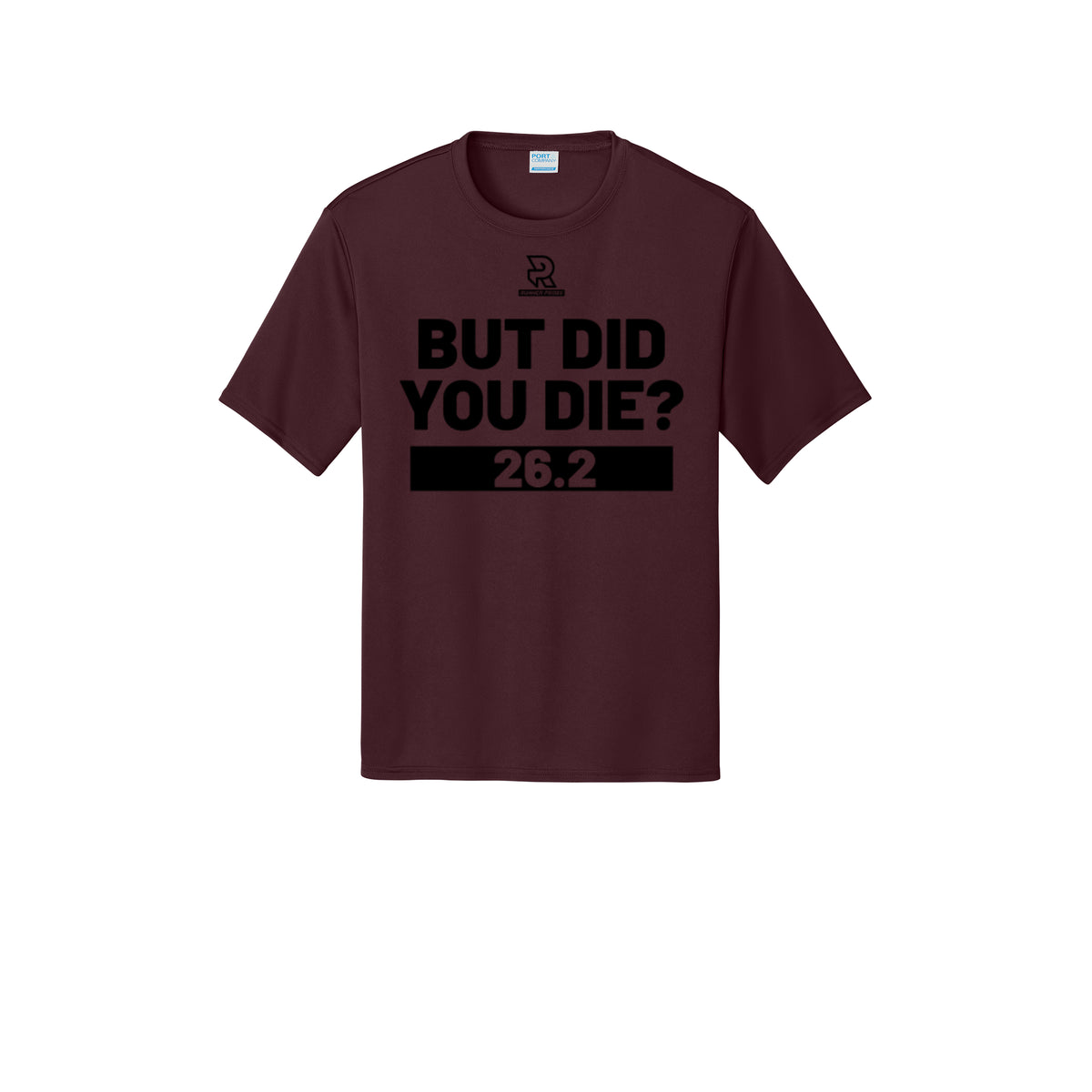 BUT DID YOU DIE? 26.2 (Black) - Short Sleeve Performance Tee