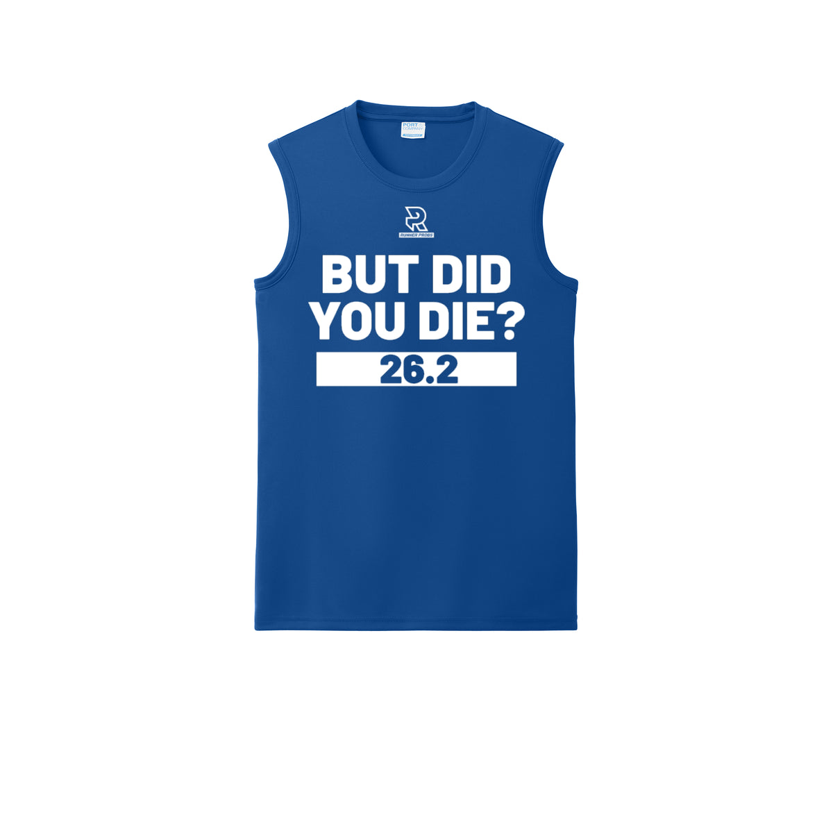 BUT DID YOU DIE? 26.2 (Black) - Sleeveless Performance Tee