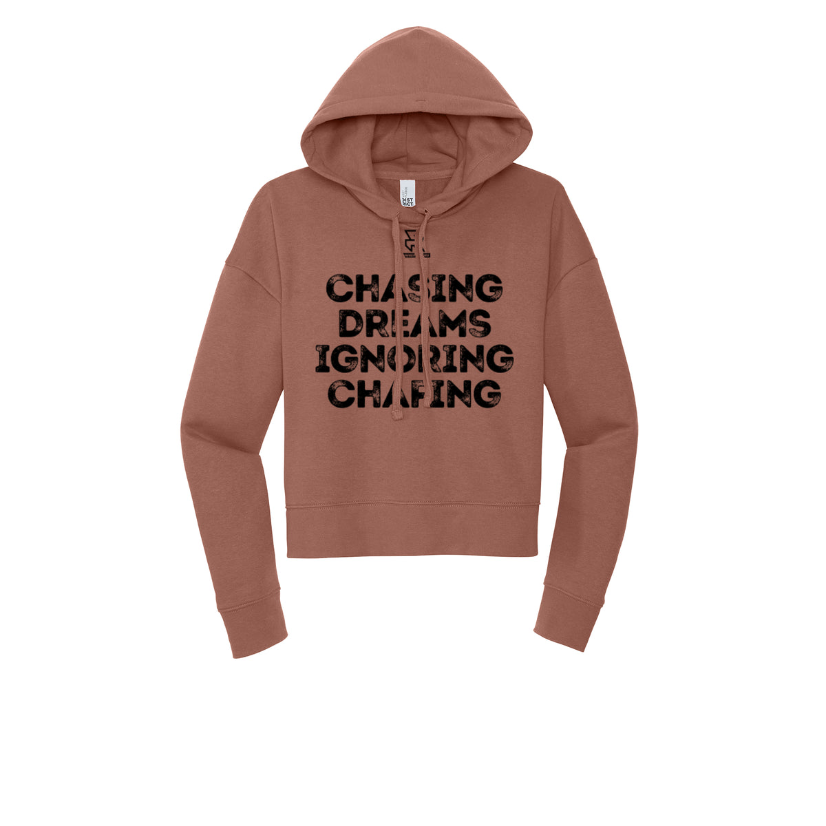 CHASING DREAMS (Black) - Womens Fleece Hoodie