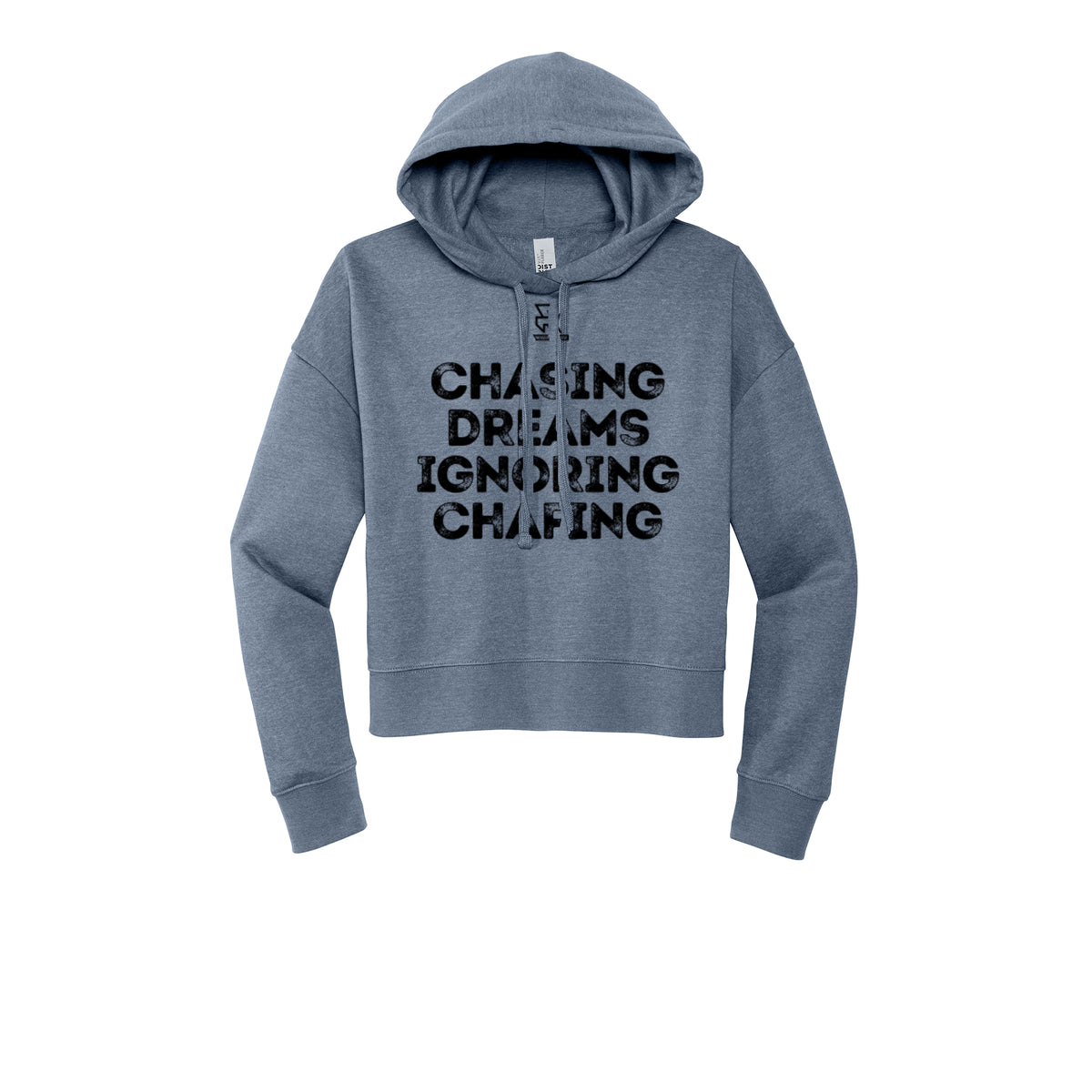 CHASING DREAMS (Black) - Womens Fleece Hoodie