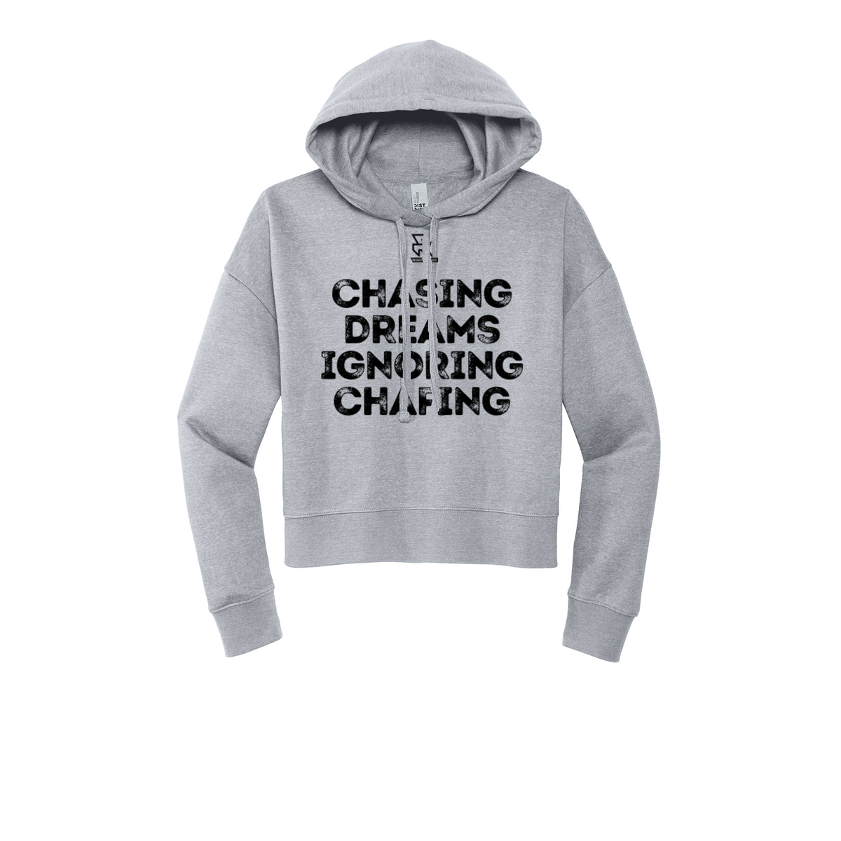 CHASING DREAMS (Black) - Womens Fleece Hoodie