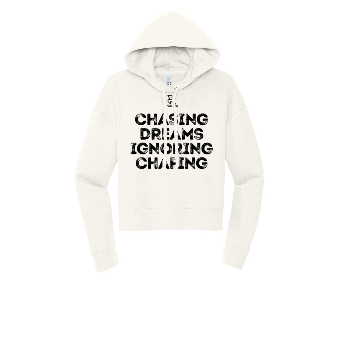 CHASING DREAMS (Black) - Womens Fleece Hoodie