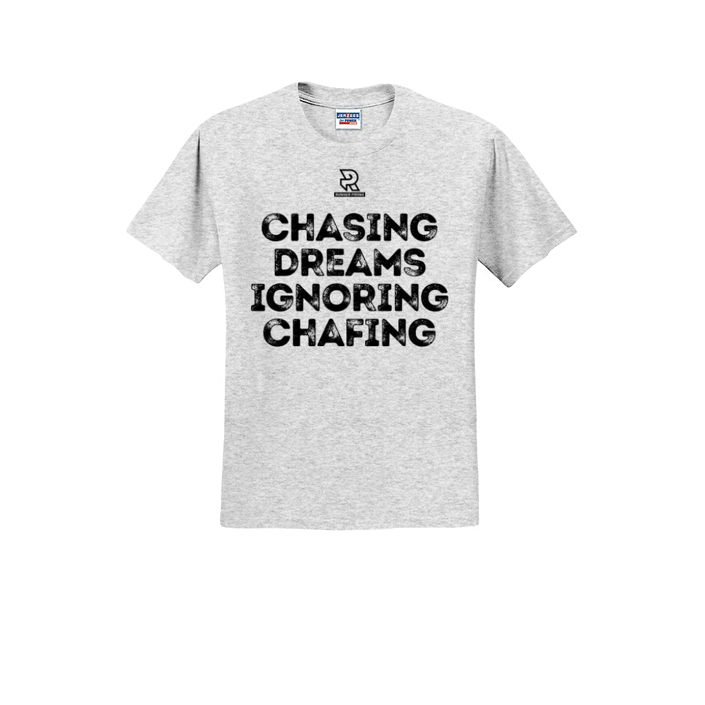 CHASING DREAMS (Black) - Short Sleeve Cotton Tee
