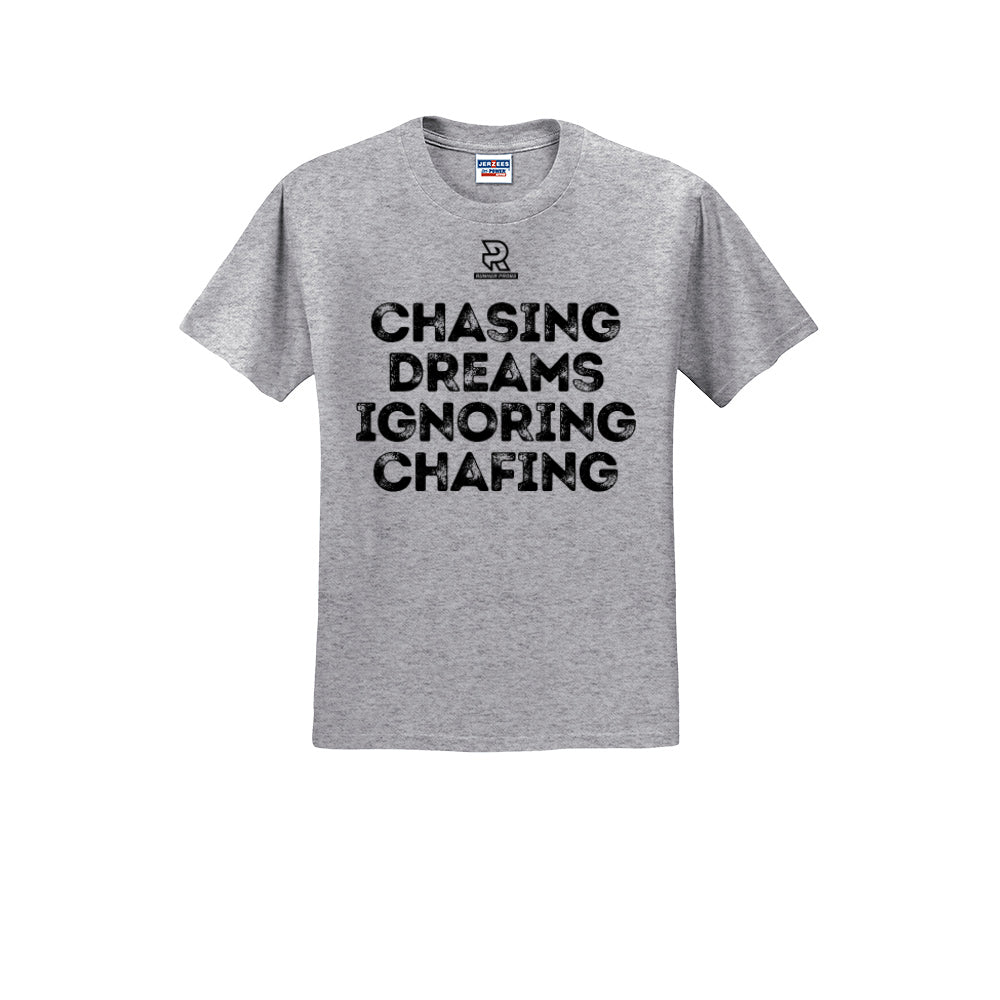 CHASING DREAMS (Black) - Short Sleeve Cotton Tee