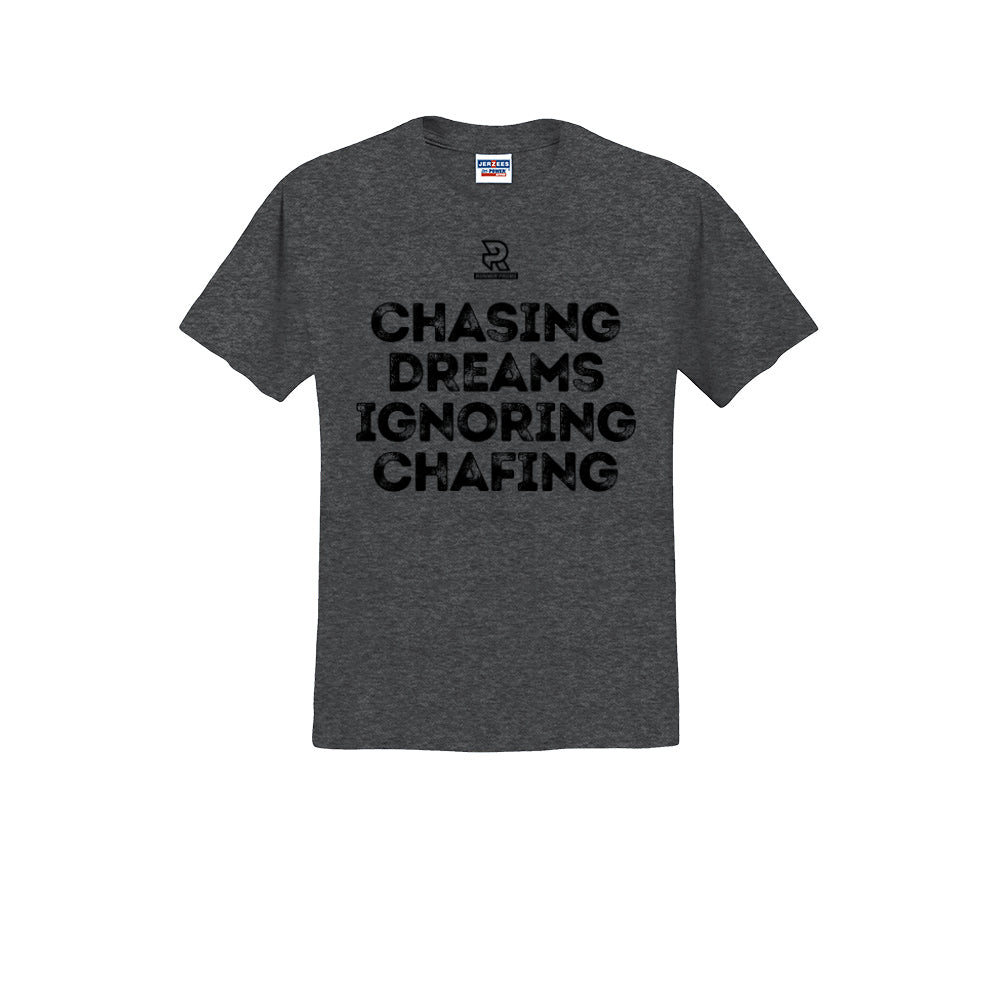 CHASING DREAMS (Black) - Short Sleeve Cotton Tee