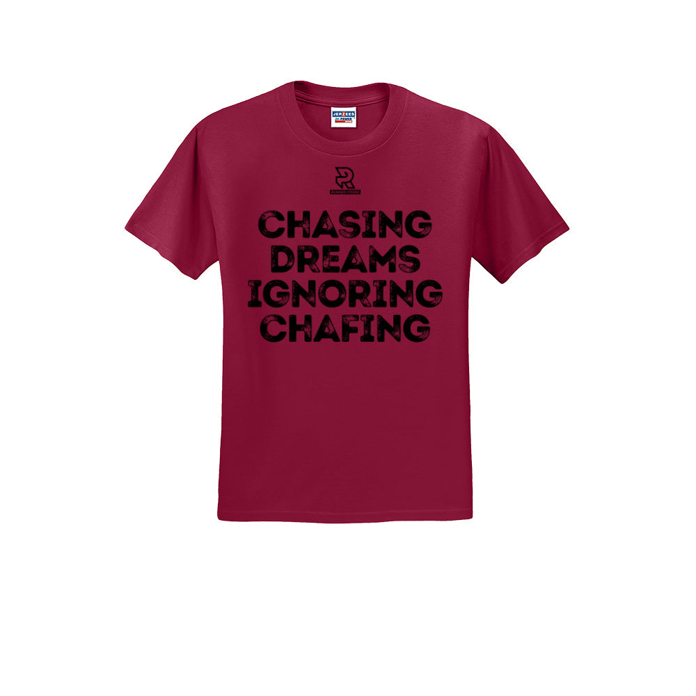 CHASING DREAMS (Black) - Short Sleeve Cotton Tee