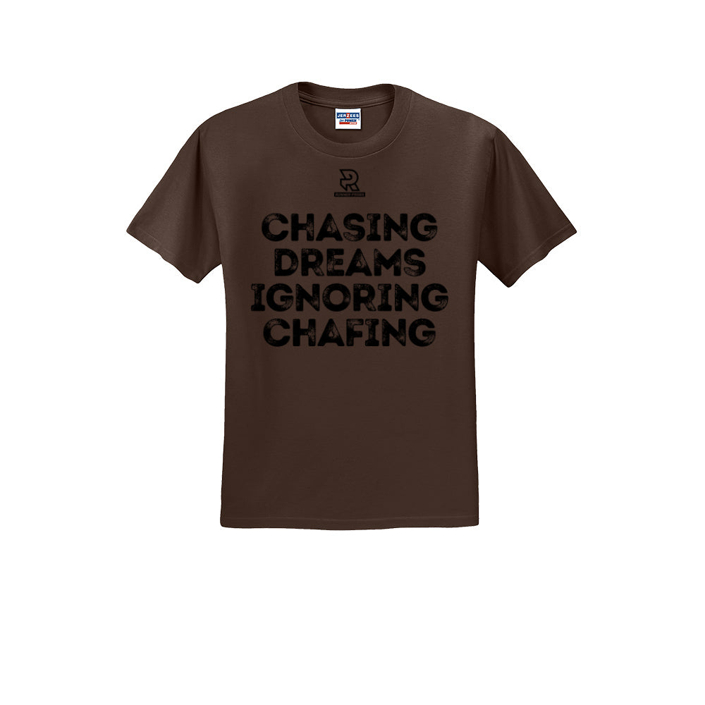 CHASING DREAMS (Black) - Short Sleeve Cotton Tee