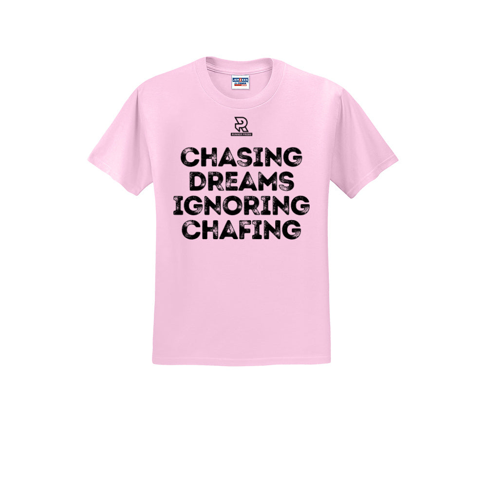 CHASING DREAMS (Black) - Short Sleeve Cotton Tee