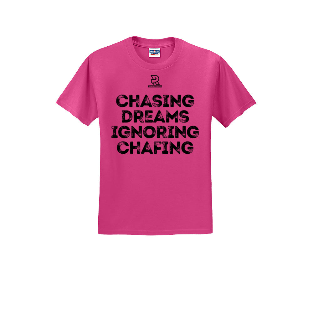 CHASING DREAMS (Black) - Short Sleeve Cotton Tee