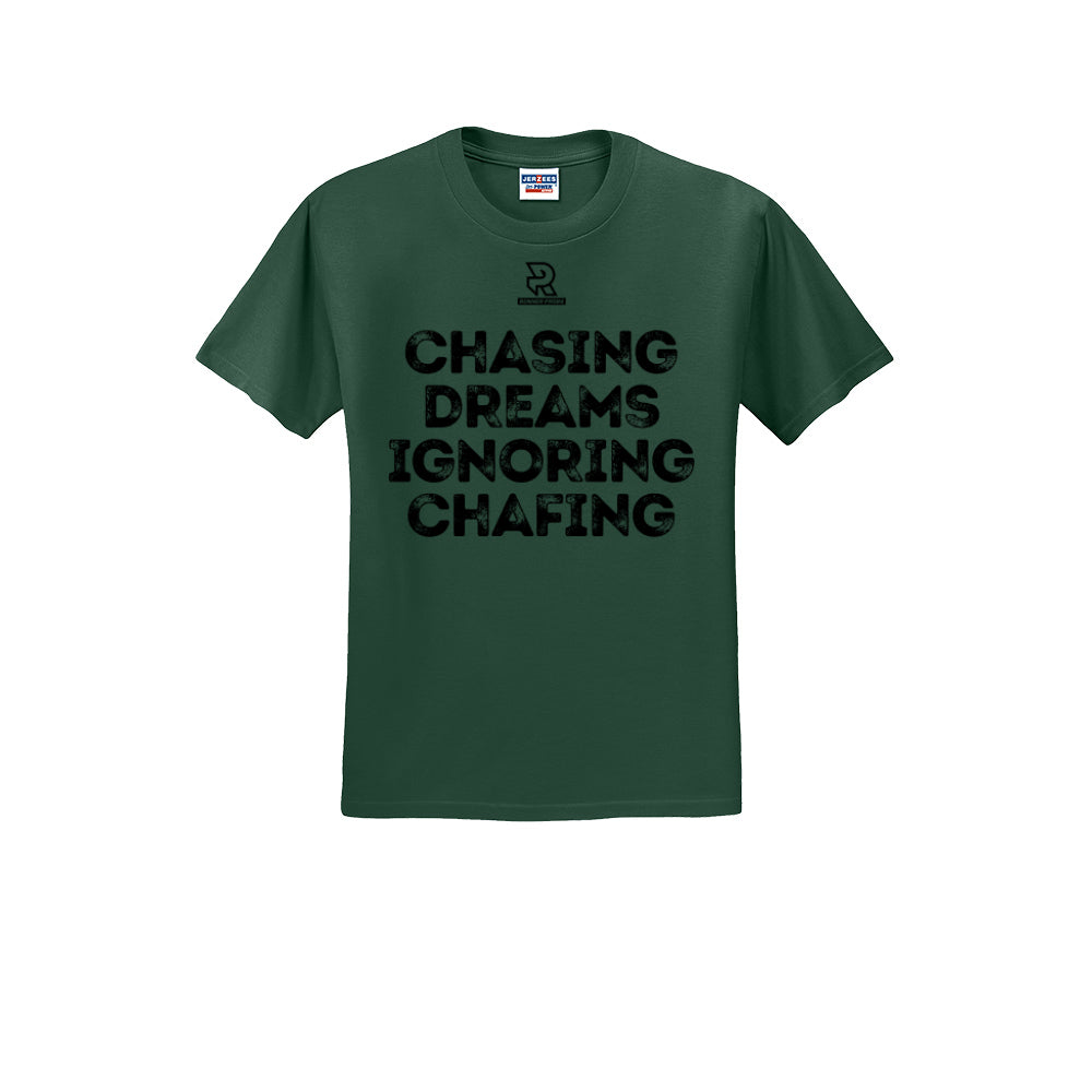 CHASING DREAMS (Black) - Short Sleeve Cotton Tee